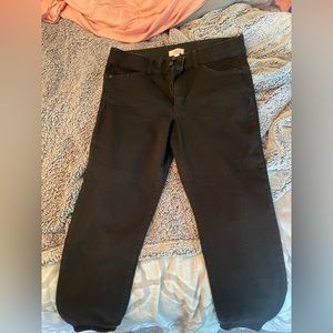 Black skinny jeans